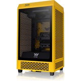 Thermaltake The Tower 200 Bumblebee, Tower-Gehäuse dunkelgelb, Tempered Glass