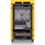Thermaltake The Tower 200 Bumblebee, Tower-Gehäuse dunkelgelb, Tempered Glass
