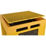 Thermaltake The Tower 200 Bumblebee, Tower-Gehäuse dunkelgelb, Tempered Glass