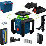 Bosch Rotationslaser GRL18V-4-34CVG Akku ProCORE18V 4.0Ah in L-BOXX grün, Kit