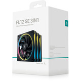 DeepCool FL12 SE, Gehäuselüfter schwarz, 3er Pack, 120 mm