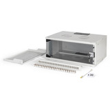Digitus Netzwerk-Set SOHO Pro 19" 540x400 mm (BxT), IT-Schrank hellgrau, unmontiert, 4 Höheneinheiten
