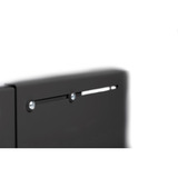 Digitus Patch-Halter zur Wandmontage, 483mm (19"), Halterung schwarz, 4 HE, tiefenverstellbar 250mm - 430mm