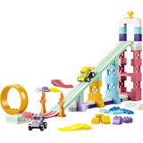 LEGO 10478 DUPLO Town Kreative Sprungschanzen mit kleinen Flitzern 3-in-1-Set, Konstruktionsspielzeug 