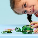 LEGO 31377 Creator 3-in-1 Schildkröte mit Seerose, Konstruktionsspielzeug 