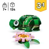 LEGO 31377 Creator 3-in-1 Schildkröte mit Seerose, Konstruktionsspielzeug 