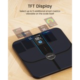 Renpho Elis Nova , Waage schwarz, Bluetooth, WLAN