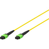 Digitus Glasfaser-Patchkabel, MPO, Buchse, OS2, Methode A gelb, 20 Meter