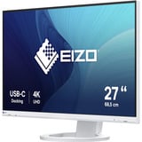 EIZO FlexScan EV2740S-WT, LED-Monitor 68.5 cm (27 Zoll), weiß, UltraHD/4K. IPS, USB-C, HDMI, DP, USB-Hub