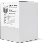 SilverStone SST-XED120S, CPU-Kühler aluminium/schwarz, 120 mm