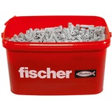 fischer Spreizdübel SX Plus 8x40 im Eimer hellgrau, 1.200 Stück, in Kunststoff-Eimer mit Deckel