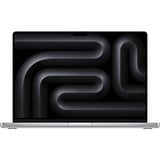 Apple MacBook Pro (16") 2024 CTO, Notebook silber, 64 GB, 2 TB (2 TB SSD), M4 Max, MacOS, Englisch International, Nanotexturglas