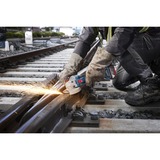 Bosch Akku-Winkelschleifer GWS 18V-11 S Professional solo, 18Volt blau, ohne Akku und Ladegerät, in L-BOXX