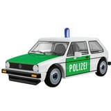 COBI Volkswagen Golf (1974) Polizei, Konstruktionsspielzeug weiß, Maßstab 1:35