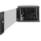 Digitus Professional Wandgehäuse Unique Serie - 600x600 mm (BxT), IT-Schrank schwarz, 7 Höheneinheiten
