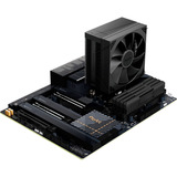 EKL Matterhorn 2 black, CPU-Kühler schwarz, 120 mm