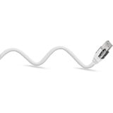 goobay Ethernet-Kabel USB-A 3.2 Gen1 Stecker > RJ-45 Stecker, LAN-Adapter weiß, 10 Meter, geflochtener Textilmantel