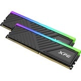 ADATA DIMM 32 GB DDR4-3600 (2x 16 GB) Dual-Kit , Arbeitsspeicher schwarz, AX4U360016G18I-DTBKD35G, XPG Spectrix D35G, INTEL XMP