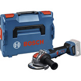 Bosch Akku-Winkelschleifer GWS 18V-11PS Professional solo, 18Volt blau/schwarz, ohne Akku und Ladegerät, Zusatzhandgriff, in L-BOXX