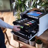 Brother HL-L8430CDW, Farblaserdrucker grau, USB, LAN, WLAN, Duplex (Druck)