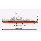 COBI USS Kidd DD-661, Konstruktionsspielzeug 