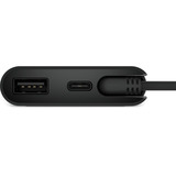 Dell Pro 4-in-1 USB-C Travel Dock DA225, Dockingstation grau