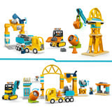 LEGO 10476 DUPLO Town Baustelle mit Baufahrzeugen - 3-in-1-Set, Konstruktionsspielzeug 