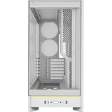 Montech HS02 , Tower-Gehäuse weiß, Tempered Glass x 2