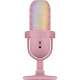Razer Seiren V3 Chroma 32-Bit DSP Quartz, Mikrofon rosa, RGB, USB
