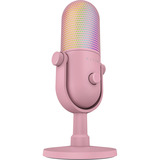 Razer Seiren V3 Chroma 32-Bit DSP Quartz, Mikrofon rosa, RGB, USB