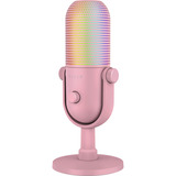 Razer Seiren V3 Chroma 32-Bit DSP Quartz, Mikrofon rosa, RGB, USB