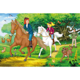 Schmidt Spiele Bibi & Tina Puzzle-Box im Metallkoffer 2x 100 Teile, 2x 150 Teile