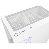 Thermaltake View 170 WS ARGB Snow White, Tower-Gehäuse weiß/holz, Tempered Glass x 2, Holz-Struktur