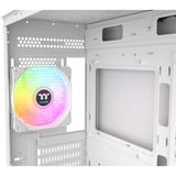 Thermaltake View 170 WS ARGB Snow White, Tower-Gehäuse weiß/holz, Tempered Glass x 2, Holz-Struktur