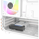 Thermaltake View 170 WS ARGB Snow White, Tower-Gehäuse weiß/holz, Tempered Glass x 2, Holz-Struktur