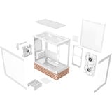 Thermaltake View 170 WS ARGB Snow White, Tower-Gehäuse weiß/holz, Tempered Glass x 2, Holz-Struktur