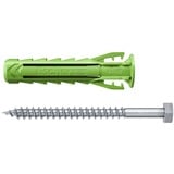 fischer Spreizdübel SX Plus Green 10x50 S K grün, 5 Stück, mit Schraube