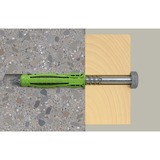 fischer Spreizdübel SX Plus Green 10x50 S K grün, 5 Stück, mit Schraube
