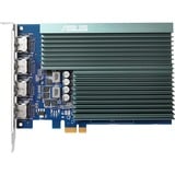 ASUS GeForce GT 730, Grafikkarte passiv gekühlt, 4x HDMI