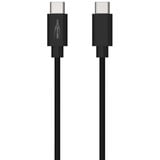 Ansmann USB Typ-C zu Typ-C Daten und Ladekabel schwarz, 1,2 Meter, Laden mit bis zu 60 Watt