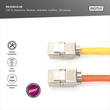 Digitus CAT 6A Keystone-Modul geschirmt werkzeugfrei 48 Stk. 