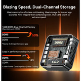 GEEKOM A7 MAX, Mini-PC silber, Windows 11 Pro