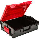 fischer L-BOXX FLB 136, leer, Werkzeugkiste rot/schwarz