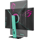 ASUS ROG Strix XG27ACMEG-G Hatsune Miku Edition, Gaming-Monitor 68.6 cm (27 Zoll), schwarz/türkis, QHD, Fast-IPS, HDMI, DP, USB-C, 260Hz Panel