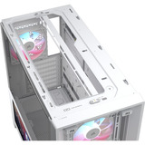 Corsair FRAME 4000D LCD RS ARGB, Tower-Gehäuse weiß, Tempered Glass, Touchscreen