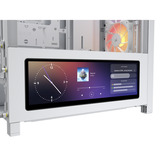 Corsair FRAME 4000D LCD RS ARGB, Tower-Gehäuse weiß, Tempered Glass, Touchscreen