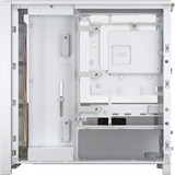 Corsair FRAME 4000D LCD RS ARGB, Tower-Gehäuse weiß, Tempered Glass, Touchscreen