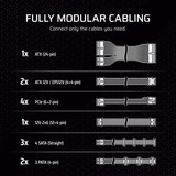 Corsair RM1000x (2024) Generalüberholt, PC-Netzteil schwarz, 1x 12+4 Pin High Power GPU, 4x PCIe, Kabel-Management, 1000 Watt