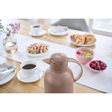 Emsa SAMBA Isolierkanne, 1 Liter dunkelbraun/transparent, QUICK PRESS Verschluss