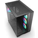 Sharkoon Steel Shark, Tower-Gehäuse schwarz, Tempered Glass x 2